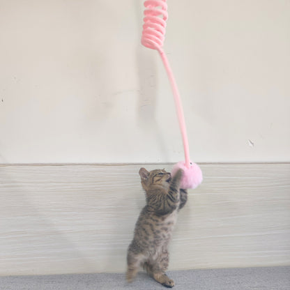 Self-Hi Sucker Spring Cat Toy