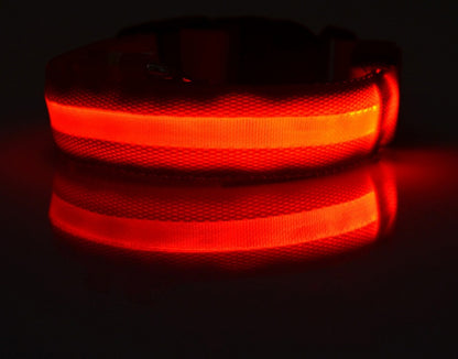 LED Luminous Rechargeable Pet Collar