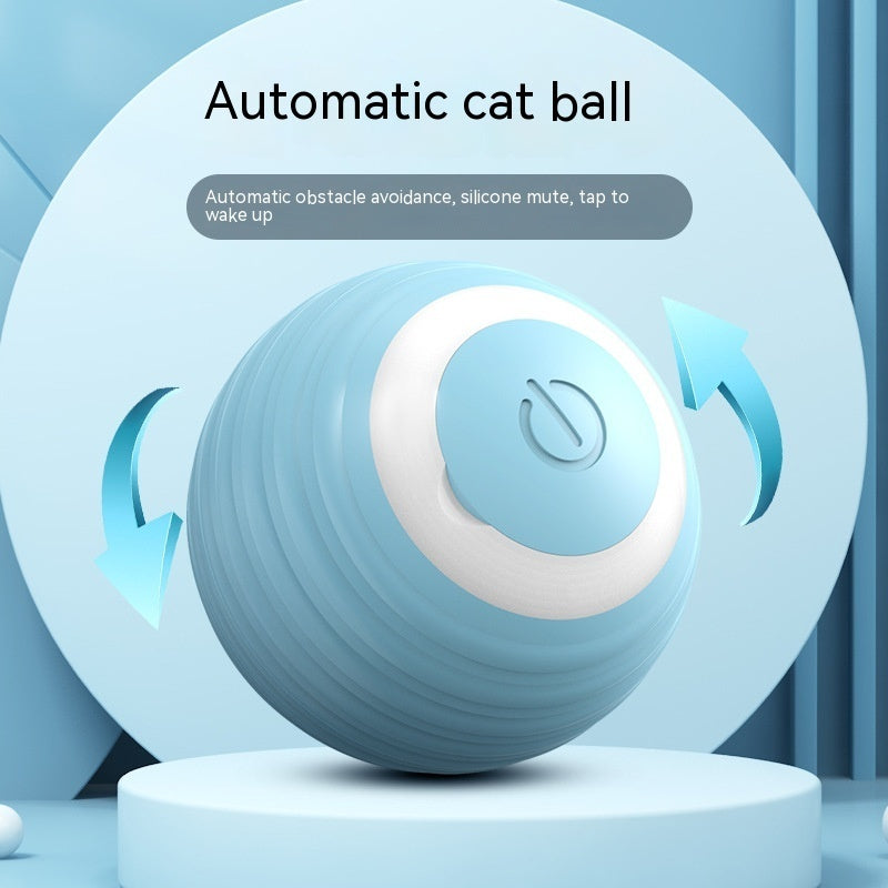 Automatic Moving Bouncing Rolling Smart Cat Toy Ball