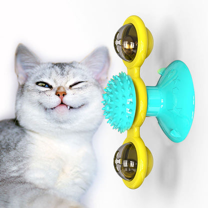 Interactive Cat Windmill Toy