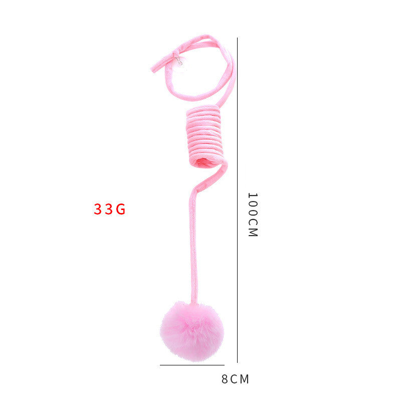 Self-Hi Sucker Spring Cat Toy