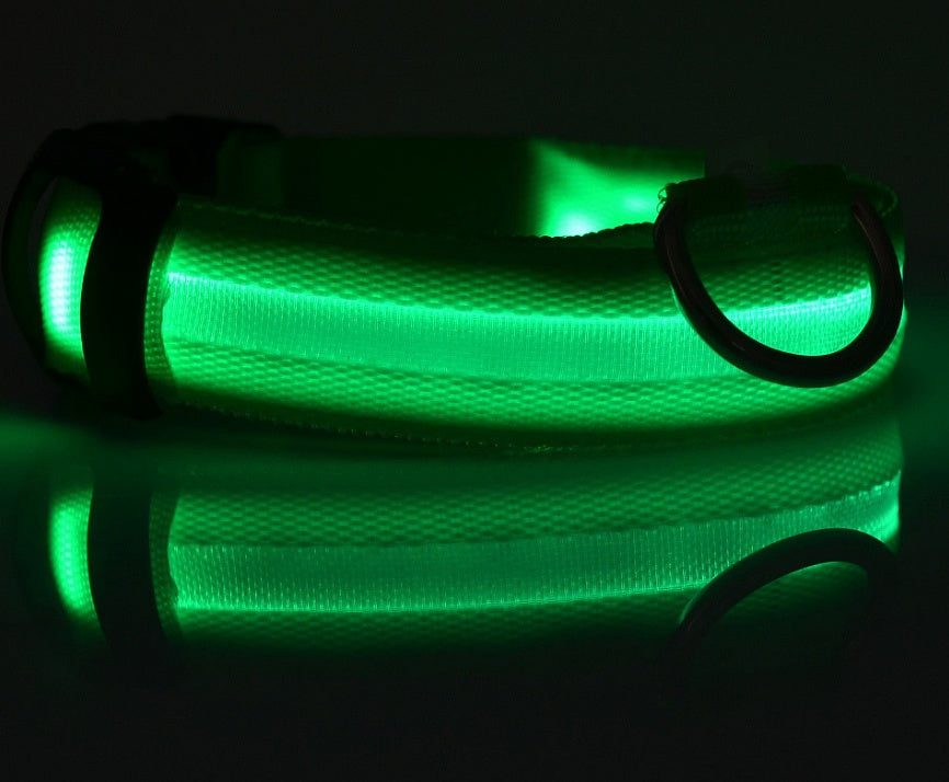 LED Luminous Rechargeable Pet Collar