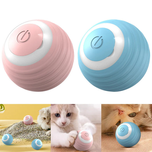 Automatic Moving Bouncing Rolling Smart Cat Toy Ball