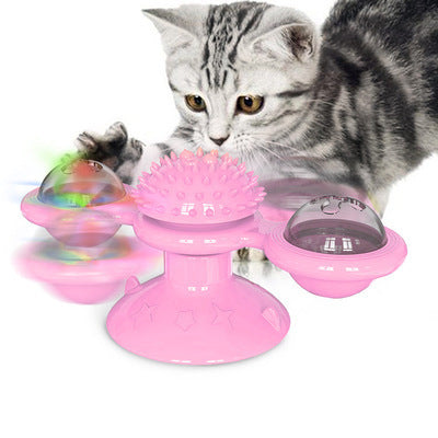 Interactive Cat Windmill Toy