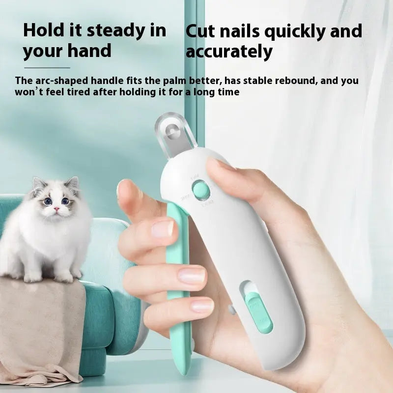 Cat Nail Scissors With Gravity Push Samsaa