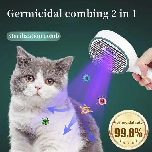 Pet Grooming Brush with UVC Sterilization Samsaa