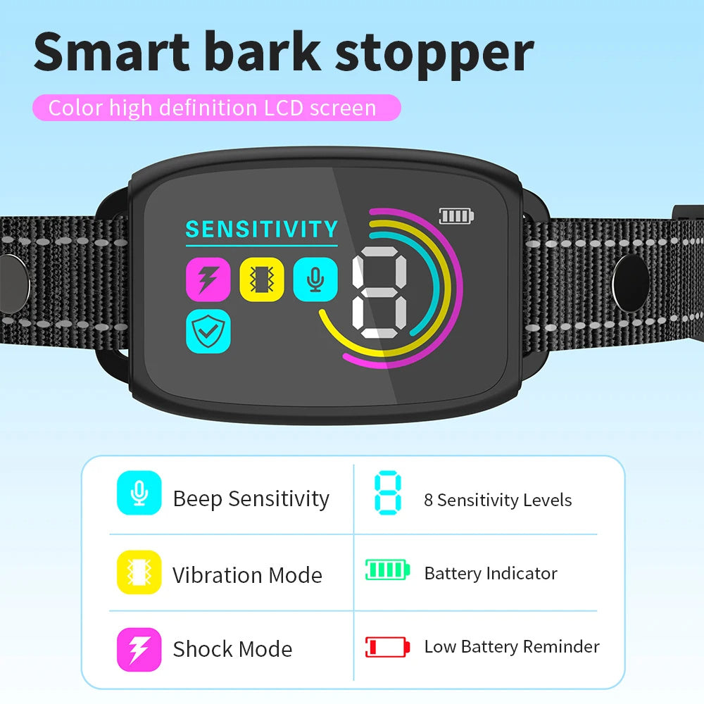 Smart Automatic Anti-Barking Dog Collar