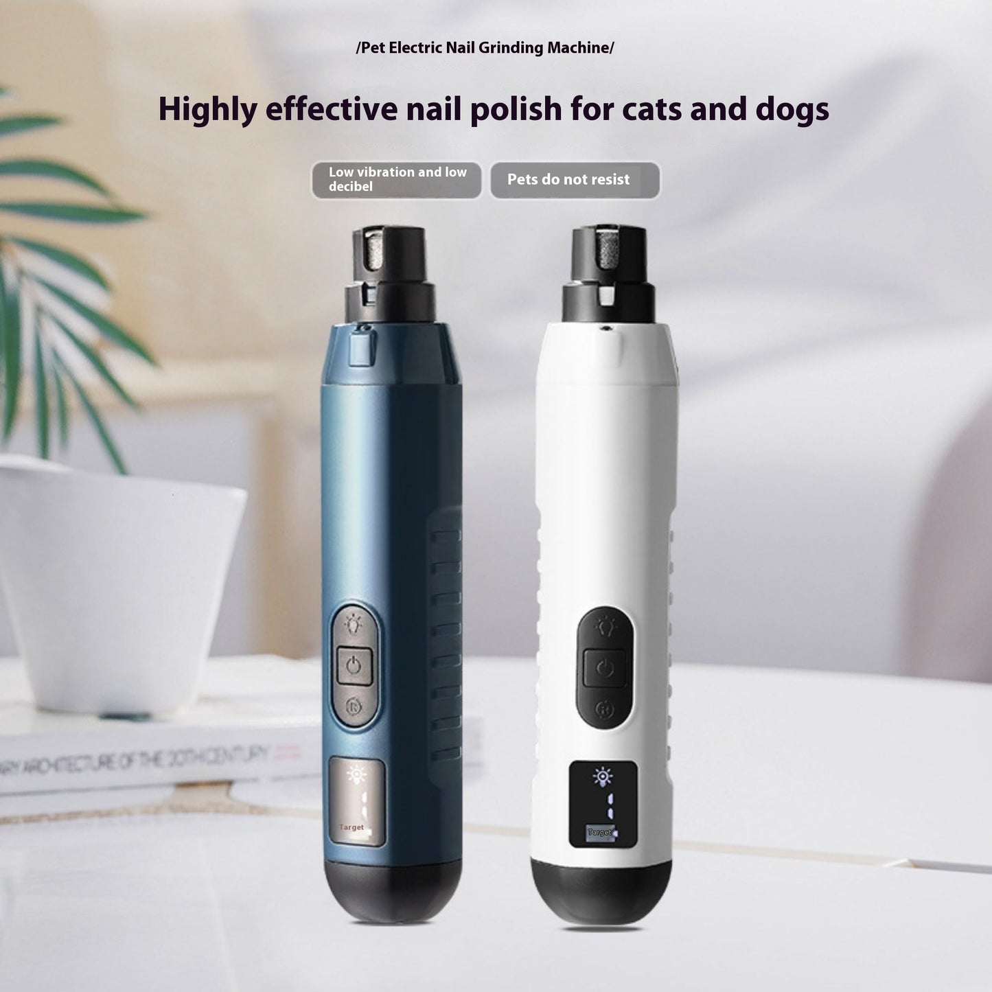 Pet Nail Polish Remover With High-power LED Dual Lights